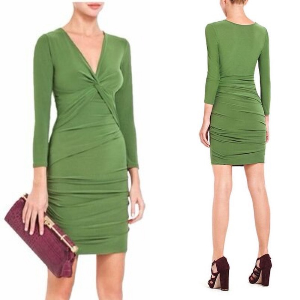 BCBGMaxAzria Midi green dress